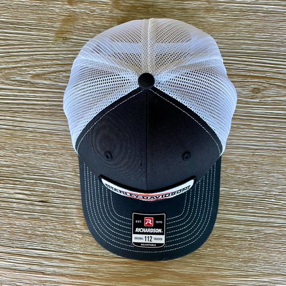 Harley Davidson Motorcycles Patch Hat - Richardson 112 - Picture 4 of 8